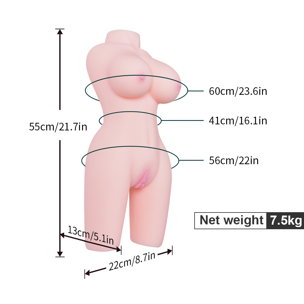 3d Realistische Liefdespop Met Torso En Metalen Skelet Voor Mannen