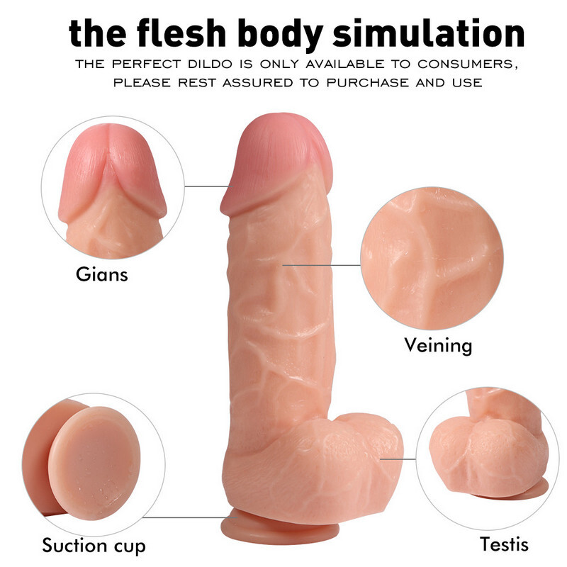 8.7-inch Ultra Realistische Dildo Cock Seksspeeltje Penis Met Zuignap Voor Vrouwen