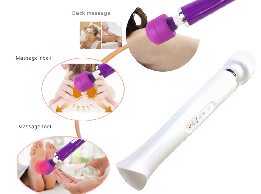 Grote Magic Wand Vibrators Voor Vrouwen Usb Opladen Grote Av Stick Vrouwelijke G Spot Massager Clitoris Stimulator Volwassen Seksspeeltjes Voor Vrouwen