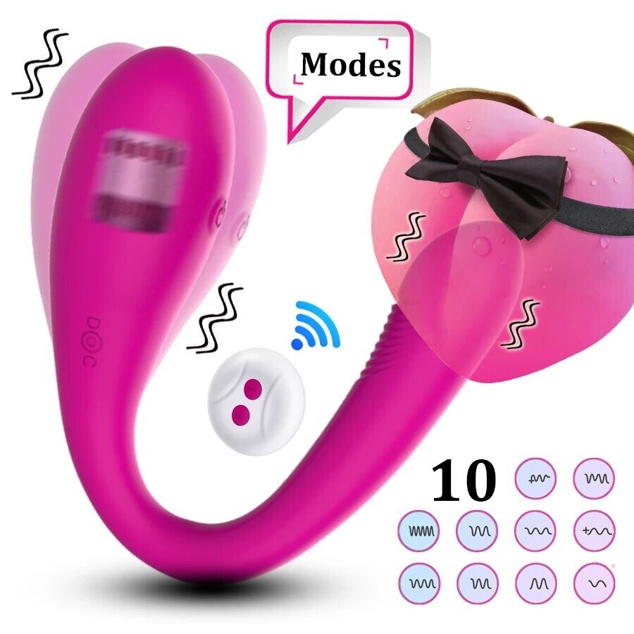 Draadloze Vibrators Voor Koppels Dildo G-spot Silicone Stimulator Dubbele Vibrators Siliconen Seksspeeltjes Voor Vrouwen Masturbator
