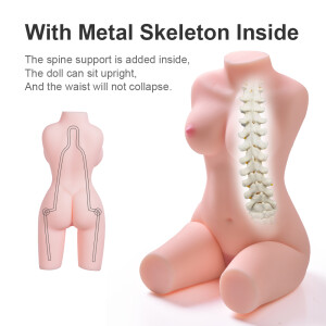 3d Realistische Liefdespop Met Torso En Metalen Skelet Voor Mannen